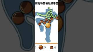 没用的大核桃#抖音小游戏 #烧脑瓶子 #攻略合集精选 #001