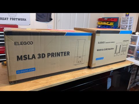 Elegoo Mars 3 Unboxing