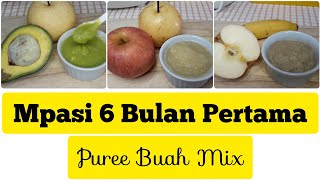 MPASI FIRST 6 MONTHS | MIXED FRUIT PUREE