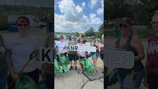 We #GoGreen by helping clean up our local neighborhoods, parks, and communities. #cleanup #knr #fyp