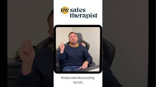 Mistakes made when presenting Part 1 of 5 #saleshacks #sales101