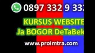 0897 332 9 332 kursus website di Bogor | kursus web design bogor