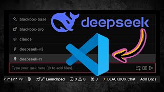DeepSeek R1 & V3 Available on VSCode - Only on BLACKBOX AI