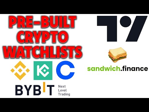 Import TradingView Watchlists From Crypto Exchanges