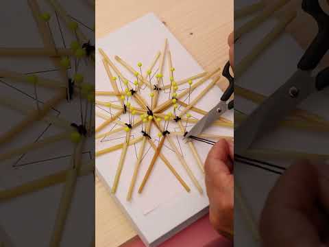 DIY Straw Star Ornament