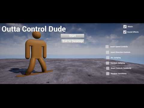 GMTK Game Jam Update 4 (Final)- Outta Control Dude - 48 Hours in!