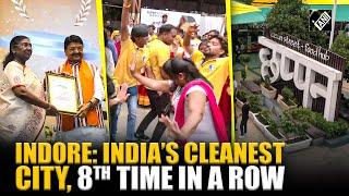 Indore bags cleanest city award for 8th time; People throng streets to celebrate historic feat