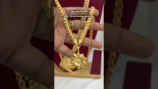 Forming dollar chain #goldlook #traditional #onlineshopping
