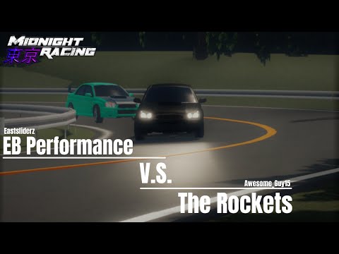 [RACE] Midnight Racing: Tokyo | The Rockets v.s. EB Performance | Debut Race