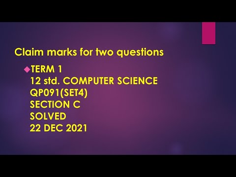 Section C TERM 1 QP 22 DEC 2021