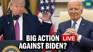 LIVE: Trump Orders First Big Action Against Biden? Mike Johnson's Huge Announcement | N18G