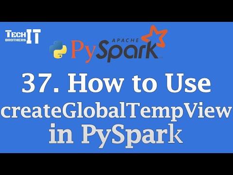 How to Use createGlobalTempView in PySpark | Share Views Across Sessions #pysparktutorial