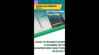 ROUNDDOWN FUNCTION EXCEL #shorts