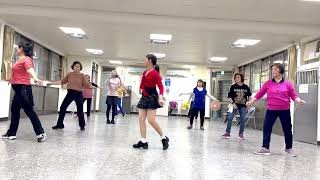 2025/4/22-德華正面示範動作「愛甲入迷」倫巴