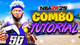 #1 COMBO DRIBBLE TUTORIAL w/HANDCAM in NBA 2K25! NEW MOVES + FASTEST DRIBBLE MOVES & COMBOS NBA2K25!