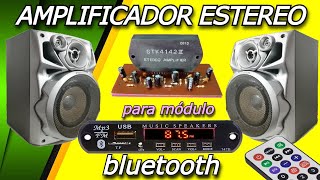 AMPLIFICADOR para BLUETOOTH / reutiliza PARLANTES de EQUIPO DE SONIDO (VIDEO 1)