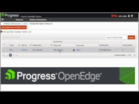 Creating a new CDC policy using the ABL API for Change Data Capture
