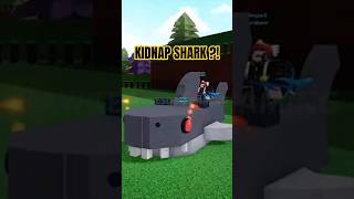 Funny! Roblox Build a Boat for Treasure Kidnap Shark Mech! #roblox #babft