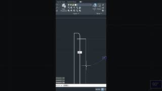 AutoCAD Key Drawing Time-Lapse | Creative 2D CAD Art #shorts #autocad