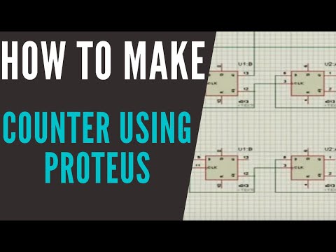 How to Make Counter In Proteus