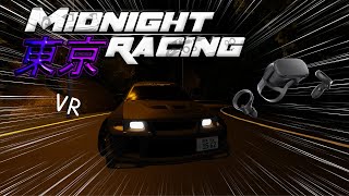 Playing MRT In VR!! | Midnight Racing: Tokyo Roblox
