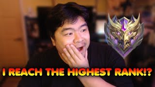 I have reached the HIGHEST Rank in this game!