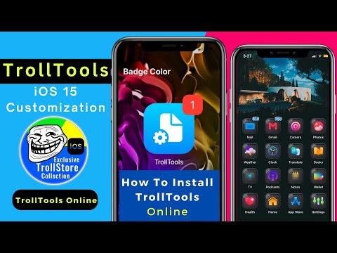 How To Install TrollTools iOS 15 Without Jailbreak | TrollTools Install iOS 15 | Customize iPhone