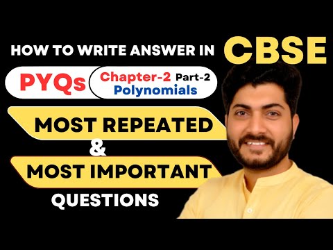 🔴LIVE STREAMING🔴10th CBSE I Maths PYQs I Ch-2 Part-2 #10thliveclasses #10thclass #importantquestions