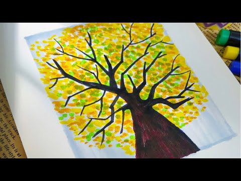 涂鸦画画｜ins风·马克笔画好看又简单的大树