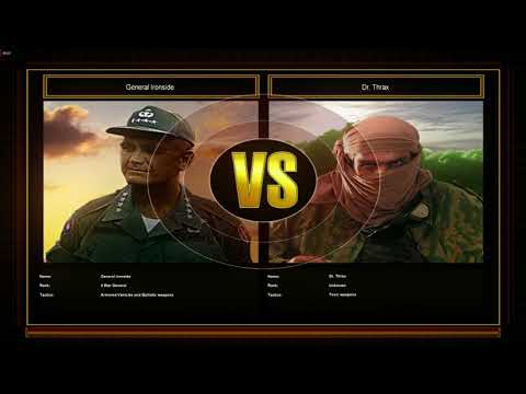 CnC Generals ZH Shockwave - Armor General Vs Toxin General Challenge