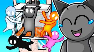 Sprunki vs 1 Elevator (Gang Beasts)