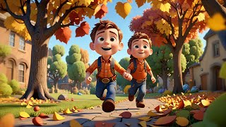 Baby Ben Jumps in Leaves | Fun Fall Adventure Song for Kids | Active Play & Nature Nursery Rhyme