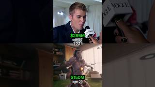 Justin Bieber and Selena Gomez networth.