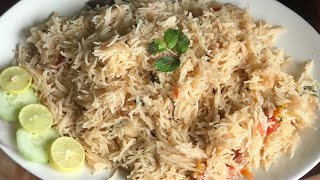 Bagara rice recipe || plain pulao recipe || Muslim style bagara khana Recipe