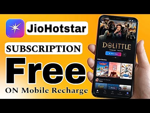 JioHotstar Subscription Free on Mobile Recharge | JioHotstar Premium Free Mobile recharge ke sath