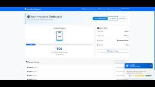 Interactive Hydration Calculator