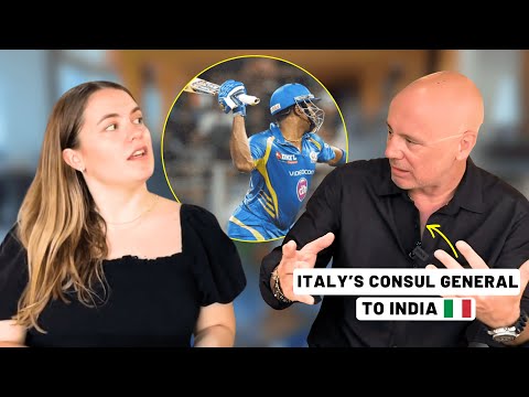 “The IPL Fans Are TOO...!” 😳 | Italian Consul General Shares His Shocking Cricket Match Experience