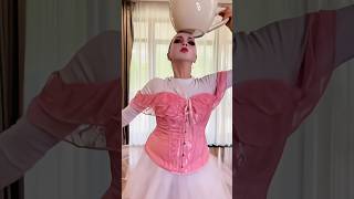 Makeup Ballerina Cappuccino costume!