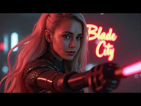 🔥 Blade City | Futuristic Samurai Action 2024 ⚔️ Neon Streets, Intense Beats! 🌃