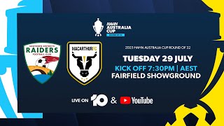 SD Raiders v Macarthur FC | Hahn Australia Cup 2025 Round of 32