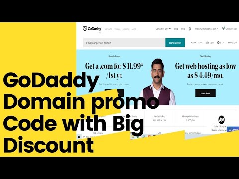 GoDaddy Se Domain Name Discount me Kaise Kharide | GoDaddy promo code - 2021