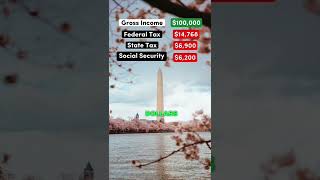 Living on a $100,000 Salary in Washington DC #washingtondc #viral #job