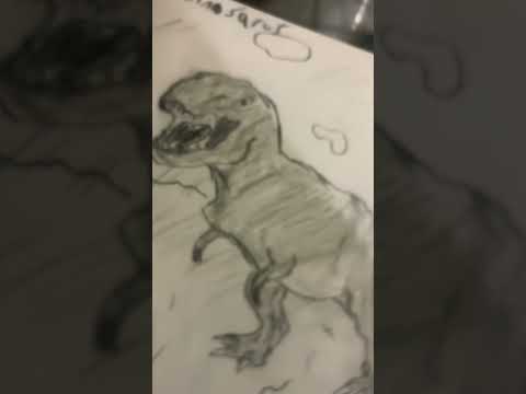 T. rex drawing #artist #art
