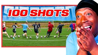 THE SIDEMEN TOOK 100 SHOTS AND SCORE ____ (JOENOJOSEPH REACTS)