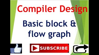 Basic block and flow graph   #Basicblock   #flowgraph