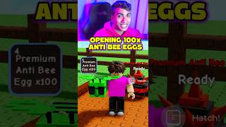 I Opened 100 ANTI BEE EGGS 😯