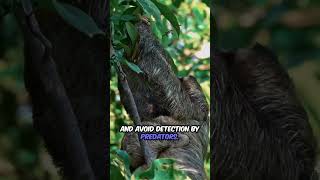 The Slow and Steady: Why Sloths Thrive 🦥  #wildlifeshorts #sloth #natureexplained #slothfacts