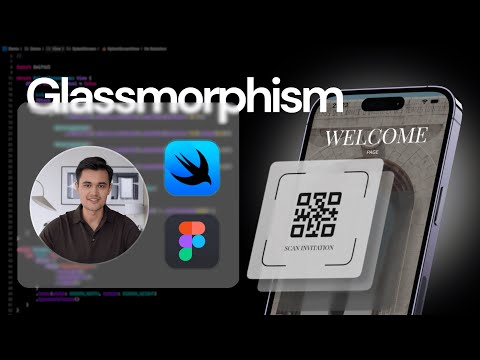 I Built a Glassmorphism Welcome Page | Figma + SwiftUI Tutorial