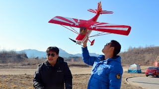 OMP Super Decathlon，VERY DELIVATE 55in RC NEW PLANE！ 朗宇迪卡斯龙航模测评