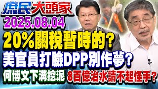 很愛演？ 綠高層災區挖水溝「擺拍塗黑臉」？ 網酸：文不對「堤」《庶民大頭家》完整版 20250804 #鄭麗文 #謝龍介 #林郁方 #施正鋒@chinatvnews​
